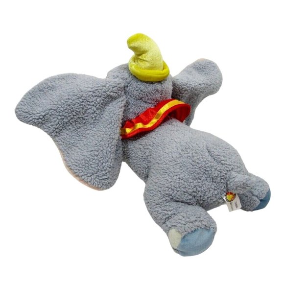 Disney Dumbo w/ Feather Plush Elephant Disneyworld Disneyland Park 15" - Picture 3 of 8